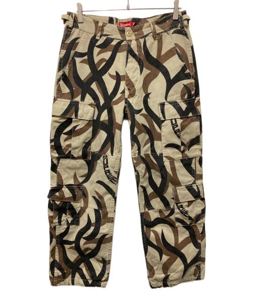 SUPREME（シュプリーム）Supreme (シュプリーム) CARGO PANT TAN TRIBAL CAMO ベージュ サイズ:30の古着・服飾アイテム