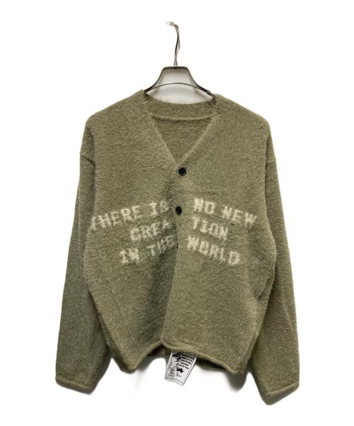GUELL（グエル）GUELL (グエル) Shaggy Knit Cardigan グリーン サイズ:Ｌの古着・服飾アイテム