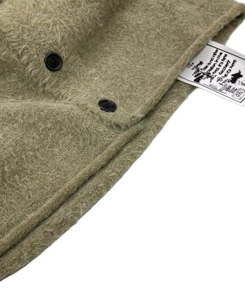 GUELL（グエル）GUELL (グエル) Shaggy Knit Cardigan グリーン サイズ:Ｌの古着・服飾アイテム