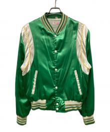 cooper（クーパー）の古着「サテンスタジャン」｜グリーン