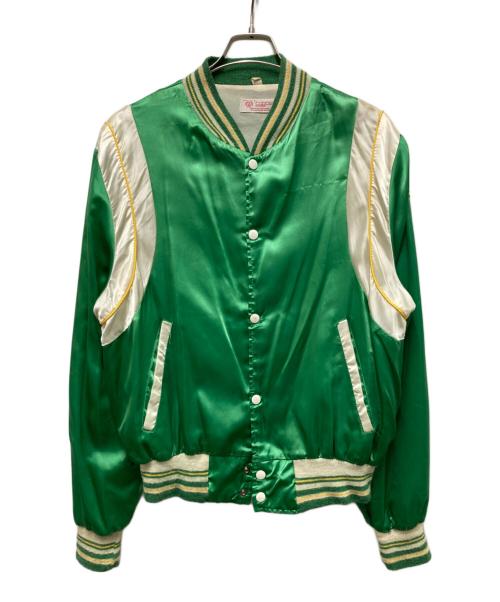 cooper（クーパー）cooper (クーパー) サテンスタジャン グリーン サイズ:42の古着・服飾アイテム