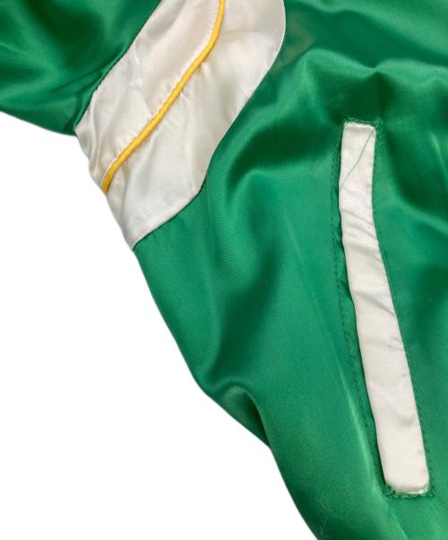 cooper（クーパー）cooper (クーパー) サテンスタジャン グリーン サイズ:42の古着・服飾アイテム