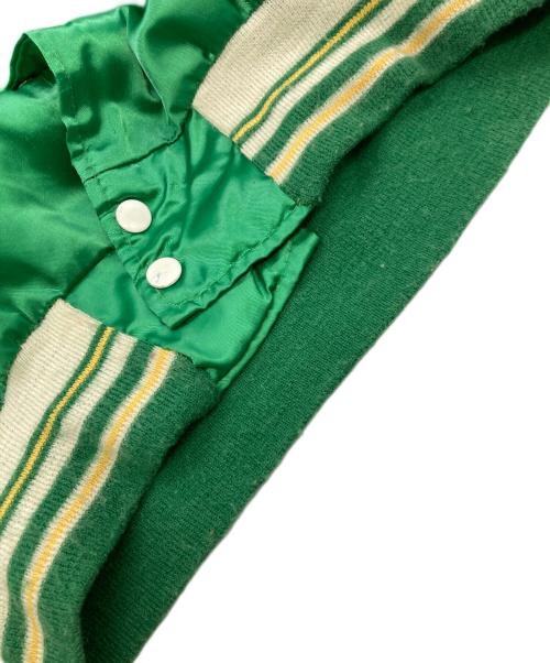 cooper（クーパー）cooper (クーパー) サテンスタジャン グリーン サイズ:42の古着・服飾アイテム