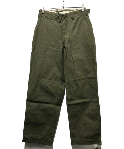US ARMY（ユーエスアーミー）US ARMY (ユーエスアーミー) 50S M-45フィールドパンツ オリーブ サイズ:30の古着・服飾アイテム