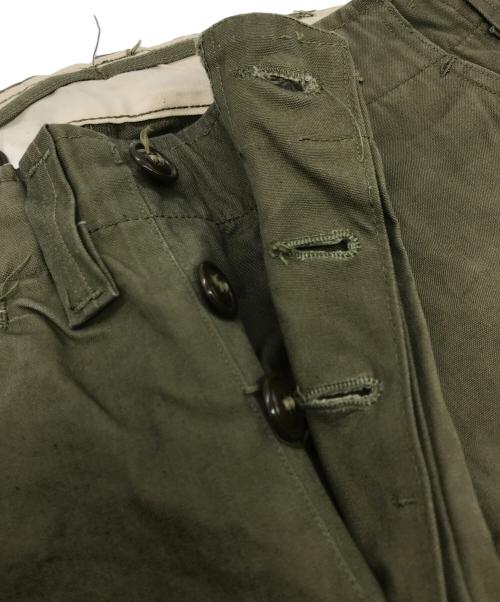 US ARMY（ユーエスアーミー）US ARMY (ユーエスアーミー) 50S M-45フィールドパンツ オリーブ サイズ:30の古着・服飾アイテム