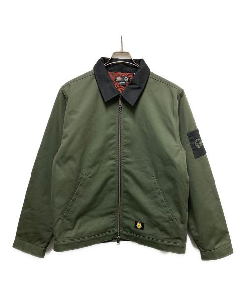 Dickies（ディッキーズ）Dickies (ディッキーズ) SPITFIRE (スピットファイア) ワークブルゾンジャケット カーキ サイズ:Mの古着・服飾アイテム