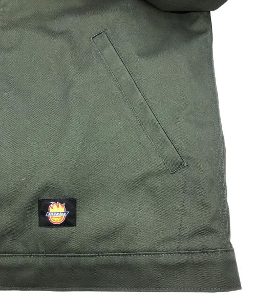 Dickies（ディッキーズ）Dickies (ディッキーズ) SPITFIRE (スピットファイア) ワークブルゾンジャケット カーキ サイズ:Mの古着・服飾アイテム