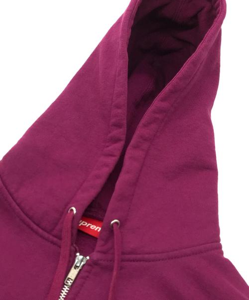 SUPREME（シュプリーム）Supreme (シュプリーム) Small Box Zip Up Hooded Sweatshirt パープル サイズ:Mの古着・服飾アイテム