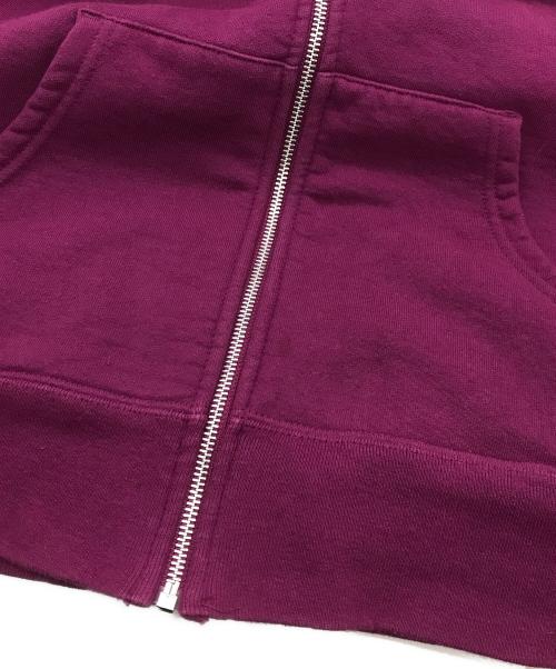 SUPREME（シュプリーム）Supreme (シュプリーム) Small Box Zip Up Hooded Sweatshirt パープル サイズ:Mの古着・服飾アイテム