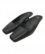 totemeトーテム）の古着「ミュールパンプス」｜ブラック