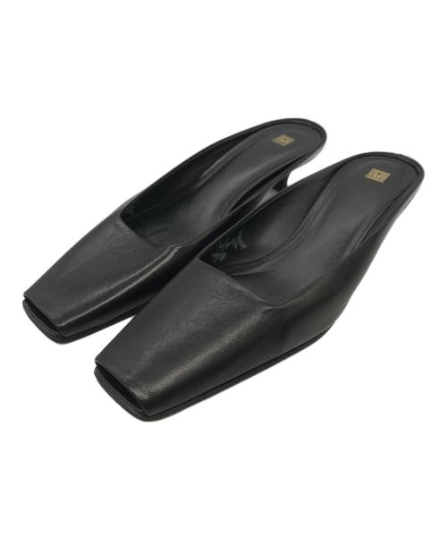 toteme（トーテム）toteme (トーテム) ミュールパンプス ブラック サイズ:36の古着・服飾アイテム