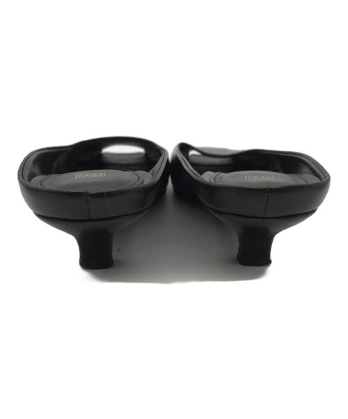 toteme（トーテム）toteme (トーテム) ミュールパンプス ブラック サイズ:36の古着・服飾アイテム