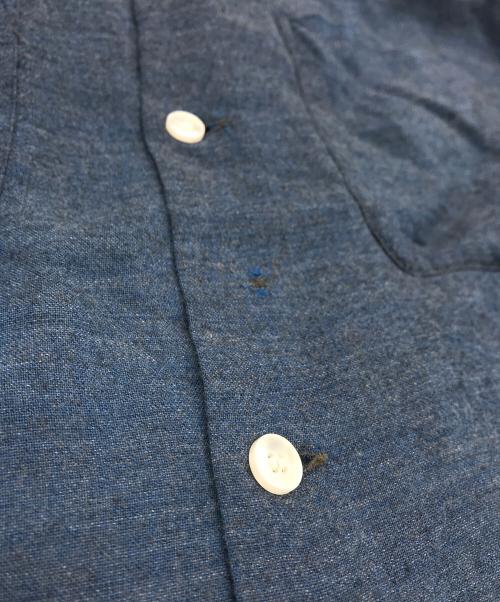 ARROW（アロー）ARROW (アロー) レーヨンシャツ ブルー サイズ:Mの古着・服飾アイテム