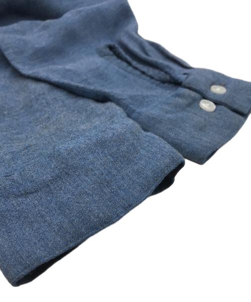 ARROW（アロー）ARROW (アロー) レーヨンシャツ ブルー サイズ:Mの古着・服飾アイテム