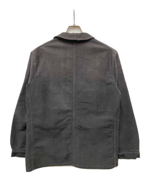 vetements passant（-）vetements passant (-) ブラックモールスキンカバーオールジャケット ブラック サイズ:-の古着・服飾アイテム