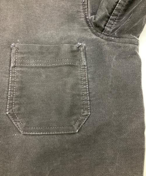 vetements passant（-）vetements passant (-) ブラックモールスキンカバーオールジャケット ブラック サイズ:-の古着・服飾アイテム