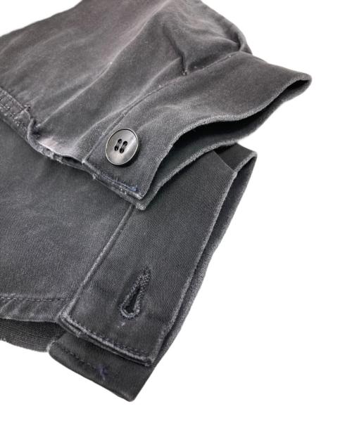 vetements passant（-）vetements passant (-) ブラックモールスキンカバーオールジャケット ブラック サイズ:-の古着・服飾アイテム