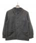 vetements passant（-）の古着「ブラックモールスキンカバーオールジャケット」｜ブラック