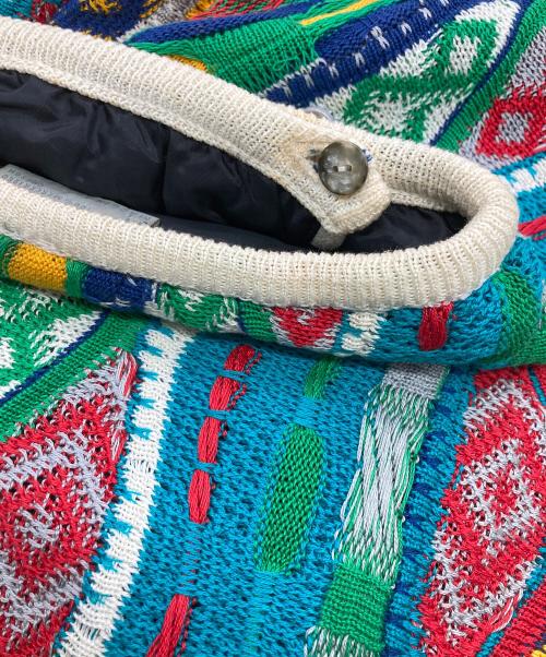 Coogi（クージー）Coogi (クージー) 3Dニットスカート マルチカラー サイズ:Mの古着・服飾アイテム