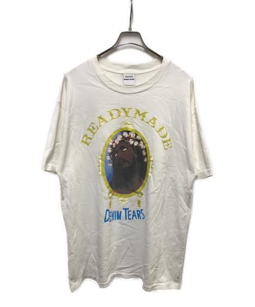 READYMADE（レディメイド）READYMADE (レディメイド) Denim Tears (デニムティアーズ) COTTON WREATH T/WHT ホワイト サイズ:SIZE XLの古着・服飾アイテム