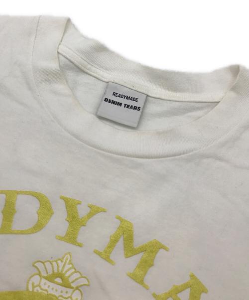READYMADE（レディメイド）READYMADE (レディメイド) Denim Tears (デニムティアーズ) COTTON WREATH T/WHT ホワイト サイズ:SIZE XLの古着・服飾アイテム