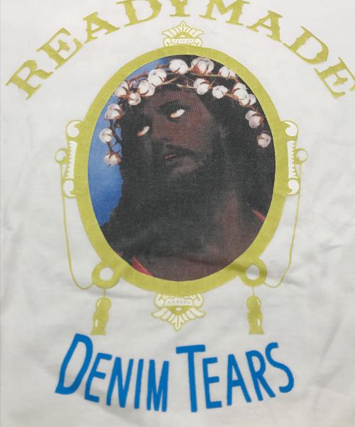 READYMADE（レディメイド）READYMADE (レディメイド) Denim Tears (デニムティアーズ) COTTON WREATH T/WHT ホワイト サイズ:SIZE XLの古着・服飾アイテム