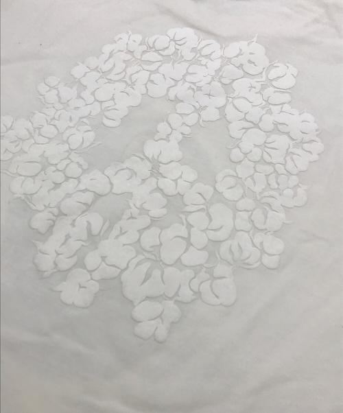 READYMADE（レディメイド）READYMADE (レディメイド) Denim Tears (デニムティアーズ) COTTON WREATH T/WHT ホワイト サイズ:SIZE XLの古着・服飾アイテム