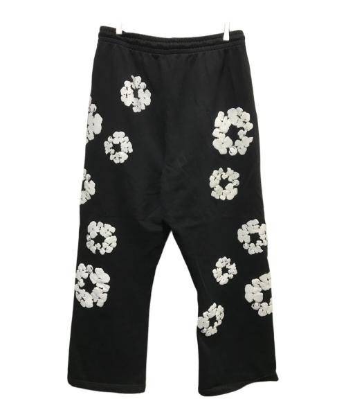Denim Tears（デニムティアーズ）Denim Tears (デニムティアーズ) COTTON WREATH SWEAT FLARE PANTS ブラック サイズ:Ｌの古着・服飾アイテム