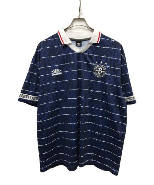 UMBRO（アンブロ）UMBRO (アンブロ) BoTT (ボット) Uniform Polo ゲームシャツ ネイビー サイズ:XOの古着・服飾アイテム