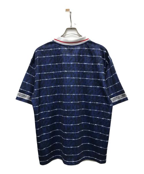 UMBRO（アンブロ）UMBRO (アンブロ) BoTT (ボット) Uniform Polo ゲームシャツ ネイビー サイズ:XOの古着・服飾アイテム