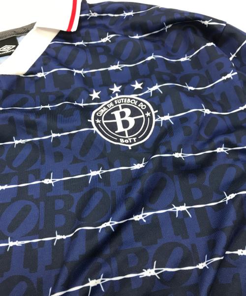 UMBRO（アンブロ）UMBRO (アンブロ) BoTT (ボット) Uniform Polo ゲームシャツ ネイビー サイズ:XOの古着・服飾アイテム