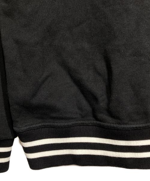 BURBERRY（バーバリー）BURBERRY (バーバリー) ロゴ サークルワッペン 刺繍 スウェット ブラック サイズ:Sの古着・服飾アイテム