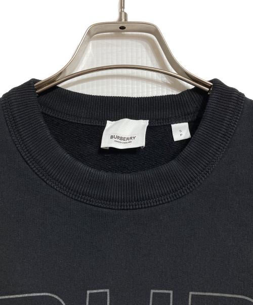 BURBERRY（バーバリー）BURBERRY (バーバリー) ホースフェリー ロゴ スウェット ブラック サイズ:Sの古着・服飾アイテム