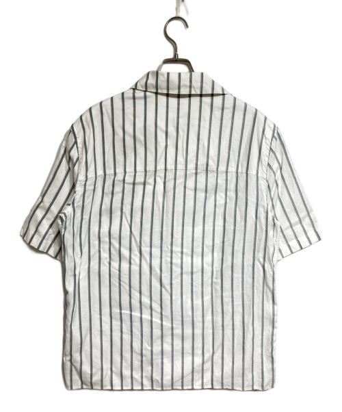 Ferragamo（フェラガモ）Ferragamo (フェラガモ) ストライプシャツ ホワイト サイズ:Sの古着・服飾アイテム