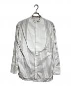 Ferragamoフェラガモ）の古着「Tuxedo shirt」｜ホワイト