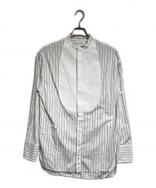Ferragamo（フェラガモ）の古着「Tuxedo shirt」｜ホワイト
