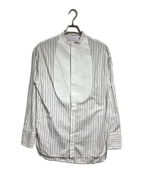 Ferragamo（フェラガモ）Ferragamo (フェラガモ) Tuxedo shirt ホワイト サイズ:15　1/2の古着・服飾アイテム