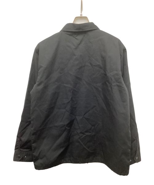 RADIO EVA（ラヂオエヴァ）RADIO EVA (ラヂオエヴァ) Flower Embroidery  COACHJACKET ブラック サイズ:Ｌの古着・服飾アイテム