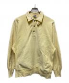 Championチャンピオン）の古着「90Sチンスト付きリバースウィーブスウェット」｜イエロー