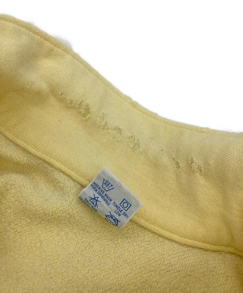 Champion（チャンピオン）Champion (チャンピオン) 90Sチンスト付きリバースウィーブスウェット イエロー サイズ:XLの古着・服飾アイテム