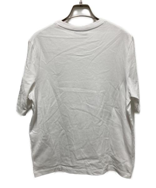 maison kitsune（メゾンキツネ）MAISON KITSUNE (メゾンキツネ) BOLD FOX HEAD PATCH COMFORT TEE SHIRT/ボールド フォックスヘッド パッチ コンフォート Tシャツ ホワイト サイズ:XXSの古着・服飾アイテム