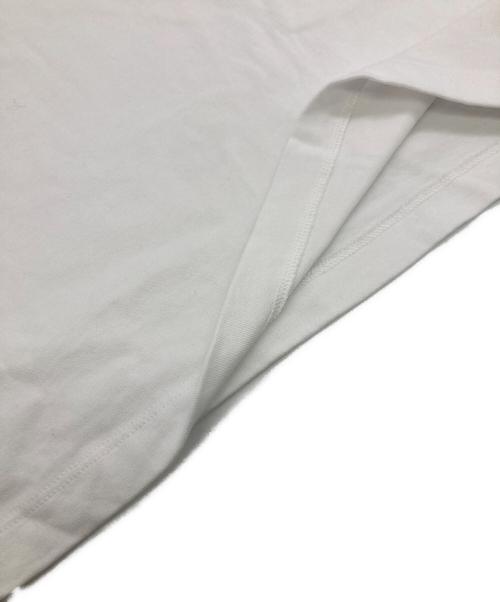 maison kitsune（メゾンキツネ）MAISON KITSUNE (メゾンキツネ) BOLD FOX HEAD PATCH COMFORT TEE SHIRT/ボールド フォックスヘッド パッチ コンフォート Tシャツ ホワイト サイズ:XXSの古着・服飾アイテム