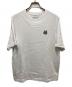 MAISON KITSUNE（メゾンキツネ）の古着「BOLD FOX HEAD PATCH COMFORT TEE SHIRT/ボールド フォックスヘッド パッチ コンフォート Tシャツ」｜ホワイト