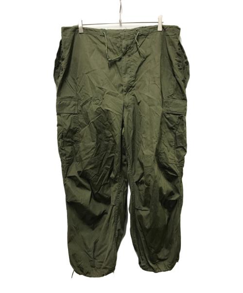 US ARMY（ユーエスアーミー）US ARMY (ユーエスアーミー) 50Sオーバーパンツ オリーブ サイズ:Lの古着・服飾アイテム