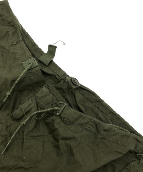 US ARMY（ユーエスアーミー）US ARMY (ユーエスアーミー) 50Sオーバーパンツ オリーブ サイズ:Lの古着・服飾アイテム