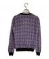 PRADA (プラダ) 小紋柄カーディガン/Small pattern cardigan パープル サイズ:40：12000円