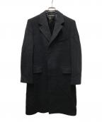 BROOKS BROTHERSブルックスブラザーズ）の古着「80s比翼チェスターコート」｜ブラック