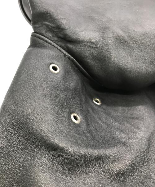 Cyrano VETEMENT CUIR（Cyrano VETEMENT CUIR）Cyrano VETEMENT CUIR (Cyrano VETEMENT CUIR) レザーカーコート ブラック サイズ:-の古着・服飾アイテム