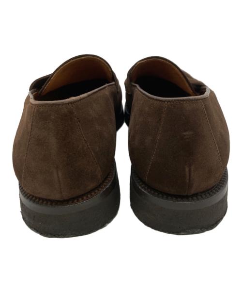 POLO RALPH LAUREN（ポロ・ラルフローレン）POLO RALPH LAUREN (ポロ・ラルフローレン) スウェードコインローファー ブラウン サイズ:9D(27cm）の古着・服飾アイテム