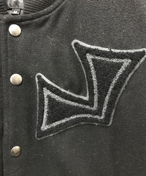 BADBOY（バッドボーイ）BADBOY (バッドボーイ) JIN KAWAGUCHI スタジャン ブラック サイズ:Mの古着・服飾アイテム